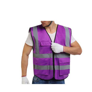 Ropa DE TRABAJO Venta al por mayor Chaleco de alta visibilidad Amarillo Topógrafo Chaleco DE SEGURIDAD Reflectante Herramienta de trabajo para hombres Chaleco Logotipo personalizado - Product Image 6