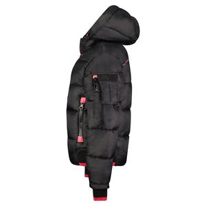 Poignets élastiques exclusifs Adventurewear femmes veste bouffante poches à glissière durables veste de vêtements d'hiver avec patchs personnalisés - Product Image 3