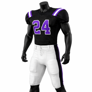 Conjunto de Uniforme de Fútbol Americano Personalizado al por Mayor, Pantalones de Jersey Transpirables de Malla, Ropa Deportiva para Equipos, OEM a Granel - Product Image 3