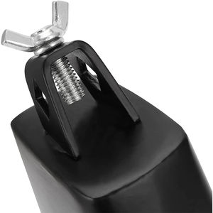 スポーツイベント用の新しいデザインの打楽器プラスチックカウベルカスタムロゴ音楽ドラムカウベルのメッキ - Product Image 5