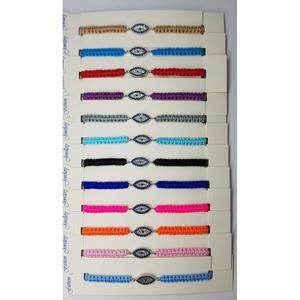 Pulseras de macromos de colores surtidos Pedido mínimo 12 piezas Pulseras de macromos con dijes de moda - Product Image 2