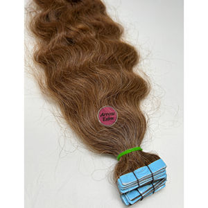 Extensiones de Cabello Indio Remy Color Miel, con Cinta Adhesiva, Doble Trama, Aptas para Permanente, Todos los Colores Disponibles - Product Image 2