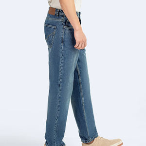 Manufacture Customized <b>High</b> Street <b>Men's</b> Pencil Pants Mid <b>Waist</b> Knitted Weaving Top Selling Trending Denim <b>Jeans</b> - Product Image 2