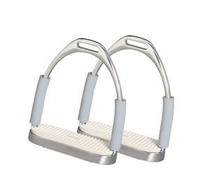 Nouvel arrivage Étriers de cheval en aluminium pour sauter Poignée de sécurité réglable et légère Approvisionnement OEM d'usine équestre durable - Product Image 1