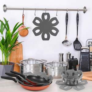 Juego de protectores de utensilios de cocina de almohadilla de fieltro multiusos para utensilios de cocina de vidrio, cuencos de cerámica, platos, ollas y sartenes, divisores - Product Image 4