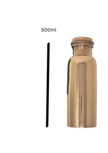 Bouteille d'eau en cuivre légère et durable pour la consommation directe au bureau à domicile pour les cadeaux pendant les vacances - Product Image 5