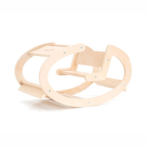 ROBINCOOL Balancín de Madera Montessori para Niños y Niñas 80 X 45 X 40 CM, Estructuras de Juego y Escalada para Interiores - Product Image 1