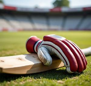 ถุงมือตีคริกเก็ตขอบโค้งงอออกแบบโลโก้มืออาชีพคุณภาพสูงเลือกสีและวัสดุได้ตามต้องการ - Product Image 3