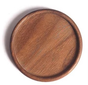 Handmade Classic Acacia Wood Coasters Natural Wooden Drink Walnut Coasters for Home & Office Decor for Gifts - Product Image 4