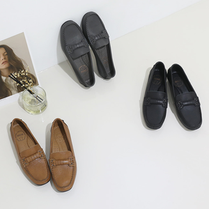 [JSHOE] zapatos mocasines de conducción de piel de cordero genuina hechos a mano 2,5 cm mocasín de cuero suave zapatos planos cómodos sin cordones para mujer Casual - Product Image 6