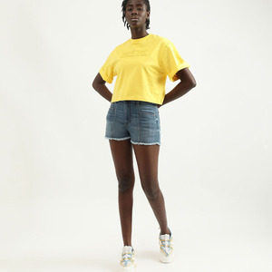 T-shirt d'été en coton de haute qualité-Mode Loose Fit Crop T-shirt personnalisé pour femmes-T-shirt respirant - Product Image 4
