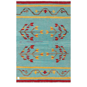 Tapis kilim d'Afghanistan Maimana 148 x 102 cm, ensemble de tapis traditionnels afghans - Product Image 1