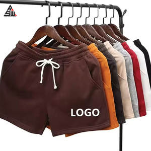 Pantalones Cortos Casuales de Estilo Urbano para Hombre, 100% Algodón, Tela Suave al Tacto, Cintura Elástica, Uso Diario, Comodidad - Product Image 1