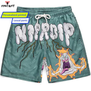 Short de jogging design personnalisé, vêtements de sport, shorts de fitness respirants pour hommes, fabriqué au Pakistan - Product Image 2