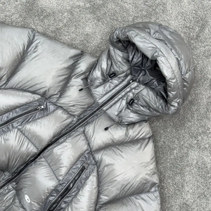 Latest Wholesale Outdoor Warm Utility Canvas Stand Collar Bubble Coat Custom Winter Puffer Jacket for <b>Men</b> 2025 - Product Image 3