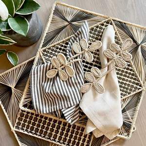 Servilleteros de ratán altamente exigentes, decoración de mesa de comedor hecha a mano, los mejores utensilios de cocina, servilleteros a bajo precio con descuento - Product Image 5