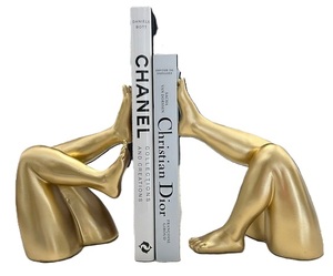 Escritorio decorativo moderno y elegante Sujetalibros de metal personalizado Venta directa de fábrica de India Venta caliente y productos de alta calidad para la venta - Product Image 4