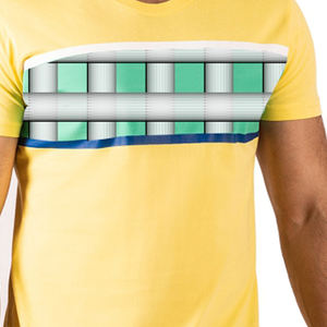 Camiseta gráfica con estampado de pantalla y logotipo personalizado para hombre, camisetas cómodas con estampado de letras de tela pesada de algodón 100% - Product Image 3