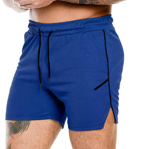 Summer Wear Hot Selling High Street <b>Men's</b> <b>Elastic</b> <b>Waist</b> Solid <b>Shorts</b> with Pockets Breathable Quick Dry Casual - Product Image 2