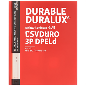 DURABLE DURALUX Extra Wide PVC Red Fastener Translucent DIN <b>A4</b> File <b>Folder</b> Accessories - Product Image 2