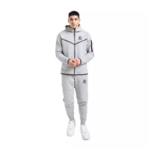 Vêtements de sport survêtements d'entraînement en polaire Gym Fitness Tech ensemble deux pièces pour hommes survêtement de jogging pour hommes - Product Image 1