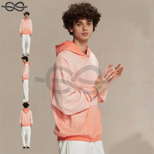 Nuevo diseño personalizado Heavyweight 500 GSM Drop Shoulder Hoodie Premium en blanco Oversized Hoodie Hombres Mujeres 100% Algodón - Product Image 2