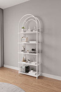 Estantería para Sala de Estar, Librería de 5 Niveles, Estante de Exhibición para Libros, Plantas y Decoración del Hogar, Estante de Almacenamiento - Product Image 1