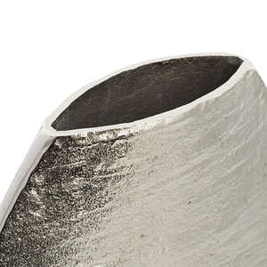 Top Metal Aluminium Vase Raw Nickel Plated <b>Small</b> Metal Flower Decoration Vase Handmade Decorative Flower Decoration Vase - Product Image 2