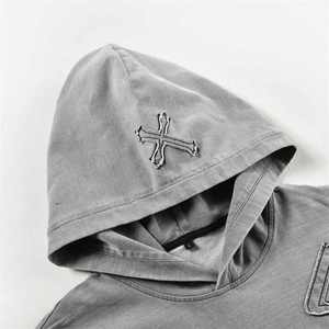 Vente en gros de sweats à capuche pour hommes de qualité supérieure, 100% polyester, respirant, séchage rapide, écologique, impression personnalisée, logo personnalisé, Pakistan - Product Image 4