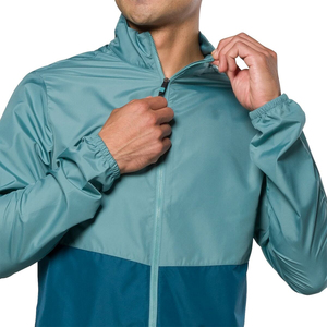 Men's Waterproof Windbreaker <b>Jacket</b> Lightweight Outdoor Sports <b>Cycling</b> Windproof Coat Breathable Slim Fit Two-Tone Activewear - Product Image 4