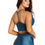 Sujetador deportivo Galaxy Shiny sin costuras, talla grande, acolchado, para fitness y yoga, talla XS, cómodo, con forro de elastano, logo frontal, estampado activo. - Product Image 2