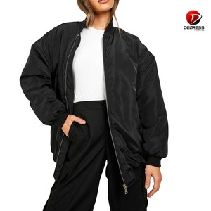 Chaquetas de moda personalizadas al por mayor para damas, chaquetas elegantes lisas informales, chaquetas para damas, 2025 - Product Image 3