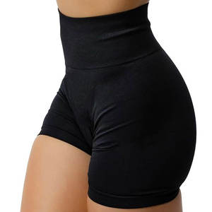 Shorts de sport de haute qualité en gros, compression, fitness, yoga, taille haute, vêtements de sport personnalisés, shorts de cycliste - Product Image 4