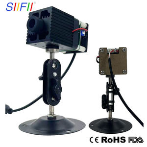 Projecteur de ligne laser réglable, portée visuelle, équipement laser de circulation routière pour poutre autoroutière, lumière laser verte RGB, oiseau, voiture - Product Image 1