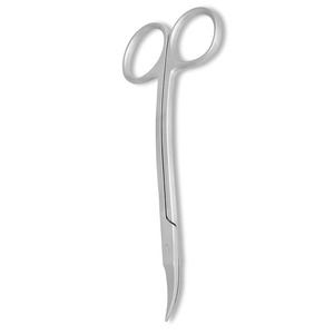 Ciseaux chirurgicaux à double lame tranchante incurvée finition sable ciseaux de salle d'opération en acier inoxydable allemand - Product Image 6