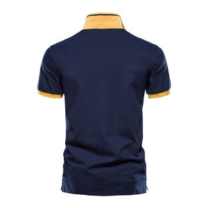 เสื้อโปโลผู้ชายทันสมัย ผ้าฝ้ายพรีเมียมนุ่มสบาย ระบายอากาศได้ดี เหมาะสำหรับใส่ในฤดูร้อน สไตล์ลำลอง ใส่สบายทุกวัน - Product Image 2