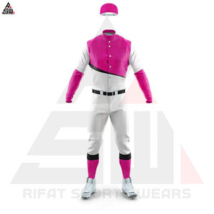 Nuevo último uniforme de Jersey de béisbol transpirable de secado rápido resistente hecho a medida Pakistán conjuntos 100% poliéster conjuntos de alta calidad - Product Image 2
