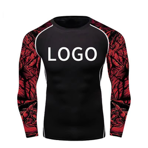 Camiseta de Compresión Personalizada para Hombre 2026, Manga Larga, para MMA, de Alta Calidad, Spandex/Poliéster, Secado Rápido, Transpirable y Sostenible - Product Image 4