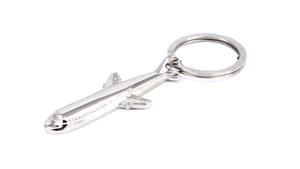 Porte-clés en métal d'avion de taille personnalisée de qualité supérieure pour l'exportation de sacs et de voitures depuis l'Inde pour une utilisation dans le monde entier - Product Image 3