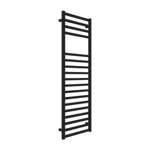 Telo riscaldante per bagno nero opaco a forma quadrata radiatore H1500XL50 misura un Design elegante per uso domestico - Product Image 1