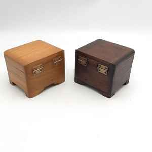 Boîte à bijoux en noyer noir naturel de haute qualité pour le stockage - Product Image 5