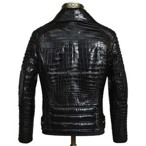 Chaqueta Bomber de Cuero Cortavientos para Hombre Nardon Apparel, Personalizada, de Alta Calidad, para Exteriores, con Forro de Algodón Transpirable para Otoño - Product Image 3