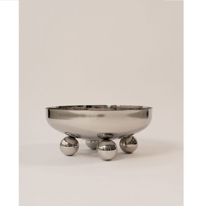 Vajilla de Diseño, Plato para Servir Hecho a Mano, Plato y Tazón para Servir Alimentos, Diseño Rústico, Decoración de Interiores, Material Sólido - Product Image 1