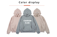 Sudadera con capucha de lona y forro polar con cremallera de cuarto, holgada, transpirable, de invierno, estilo hip hop, informal, unisex, para embarazadas, de diseño personalizado y a la moda.