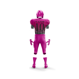 Ensemble d'uniformes de football américain pour adultes avec logo personnalisé, de haute qualité, respirant, 100% polyester, fabriqué en uniforme de football américain - Product Image 2