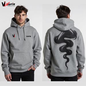 Sudadera con Capucha para Hombre, Corte Regular, Invierno, Alta Calidad, 100% Algodón, Felpa, Estampado Puff, Diseño de Bolsillo Personalizable, Secado Rápido - Product Image 3