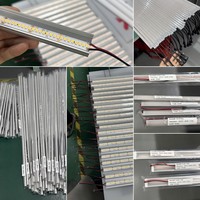 Éclairage LED encastré pour armoire, profilé en aluminium, bande mince, pour cuisine et dressing