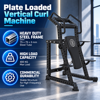 Machine à curls verticaux à charge libre pour l'entraînement des biceps, équipement de gym pour clubs de fitness, vente en gros de l'usine BN Chine