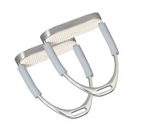 Recién llegado, estribos de caballo saltador, agarre de seguridad ajustable ligero de acero inoxidable, suministro de fábrica OEM ecuestre - Product Image 3
