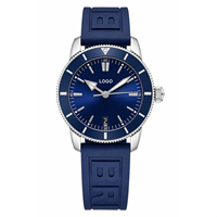 Montre automatique mécanique de luxe carrée pour homme, mouvement Hangzhou, aiguille cachée, acier inoxydable, saphir 143